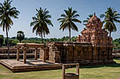 The great Chola temples of Tamil Nadu - The Brihadisvara temple of Gangaikondacholapuram. The Kailasa South (Tenkailasa) shrine. 